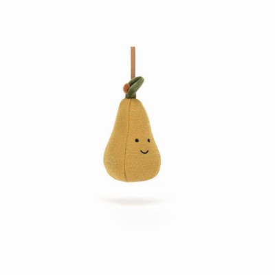 Jellycat Festive Folly Pear UK | 47283ELKI